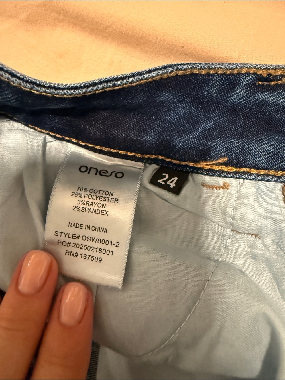 ONESO Mid-Low Rise Jeans - Picture 4 of 4